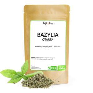 Bazylia Suszona 100g JajkoBus Przyprawa