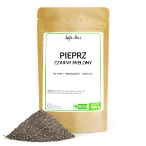 Pieprz czarny mielony 100g Aromatyczny JajkoBus Premium