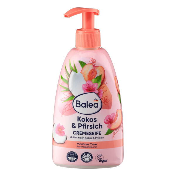 Balea Mydło Brzoskwinia i Kokos – 500 ml owocowej świeżości