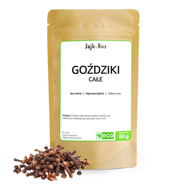 Goździki Suszone Całe 50g JajkoBus Przyprawa