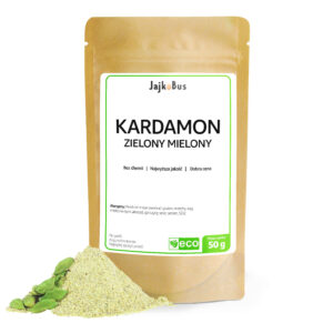Kardamon Mielony 50g Aromatyczny JajkoBus