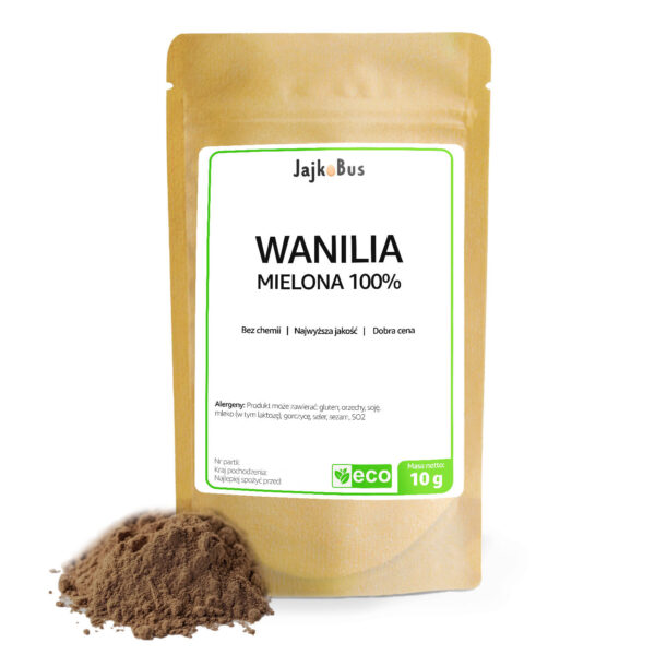 Wanilia Mielona z Ugandy 10g Aromatyczna JajkoBus