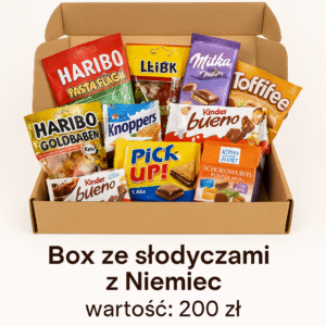 Box ze słodyczami z Niemiec – wartość 200 zł!