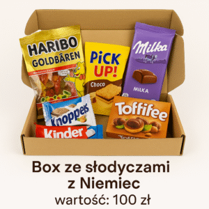 Box ze słodyczami z Niemiec – Wartość 100 zł!