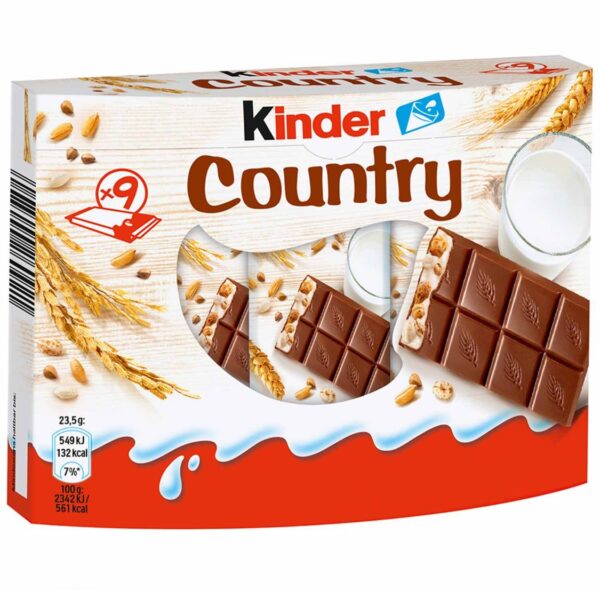 Batoniki Kinder Country 9x23,5 g