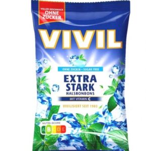 Vivil Cukierki Extra Stark Mocno Miętowe Bez Cukru 120 g