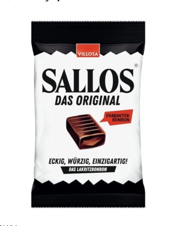 SALLOS Das Original cukierki lukrecjowe z ziołami 150g