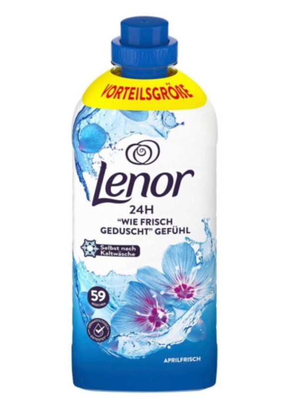 Lenor Aprilfrisch 59 prań płyn do płukania kwiaty wiosny z Niemiec