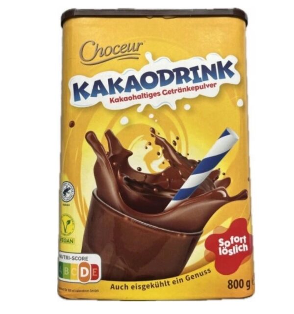 CHOCEUR KAKAO CZEKOLADA DO PICIA 800g z Niemiec