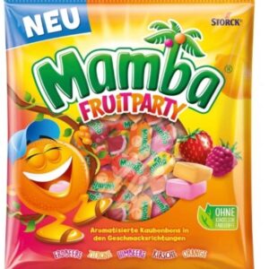 MAMBA FRUIT PARTY GUMY ROZPUSZCZALNE OWOCOWE 290g Z NIEMIEC