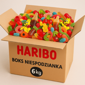 Haribo Boks Niespodzianka 6 kg – tylko żelki, zero nudy! 🍬