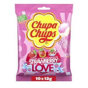 LIZAKI CHUPA CHUPS STRAWBERRY LOVE 10 X 12G |120G