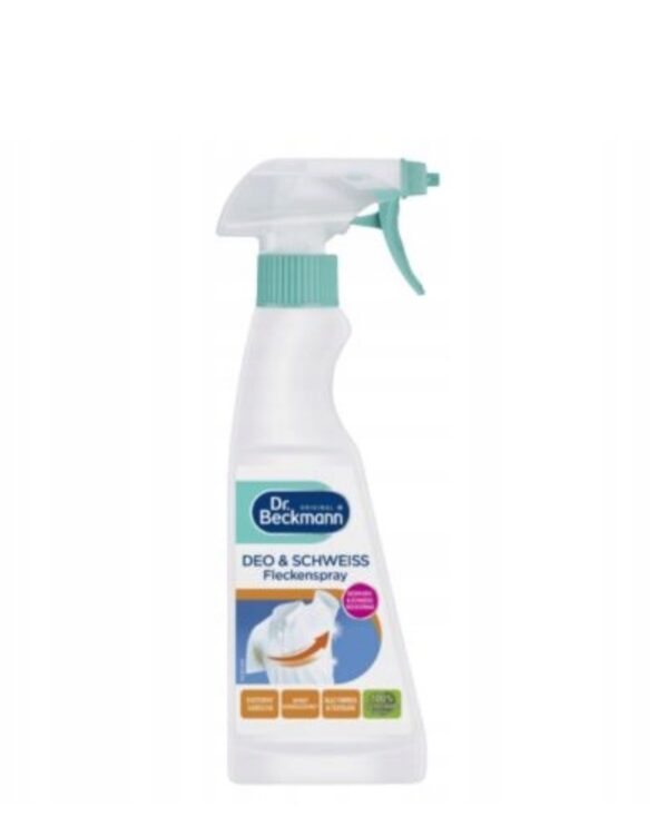 Odplamiacz Spray Pianka do Tkanin Ubrań na Plamy z Potu Dr BECKMANN 250ml