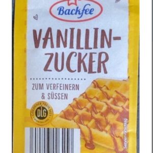 Cukier Waniliowy 15x8g Niemiecki Vanillin Zucker Cukier z Wanilią 15szt De