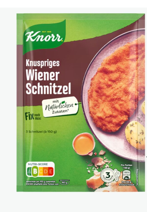 Knorr Panierka Knuspriges Wiener Schnitzel – Chrupiąca perfekcja w klasycznym stylu