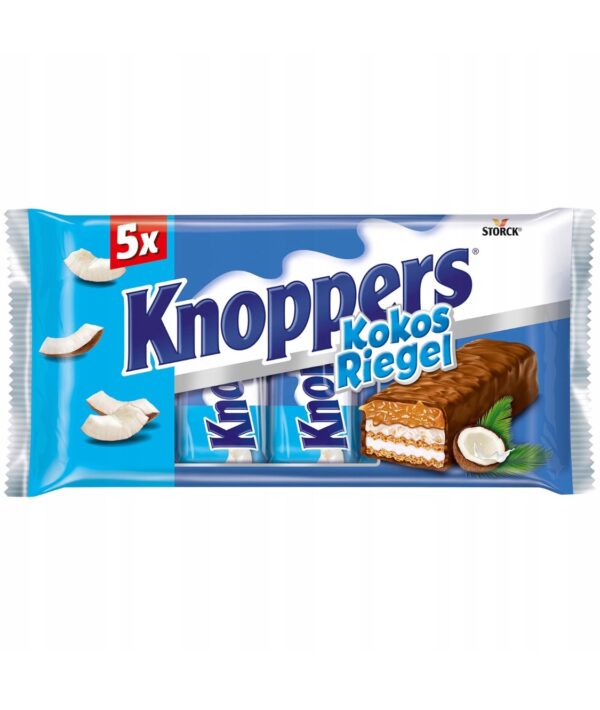 Batony Knoppers KokosRiegel 5x40 g z Niemiec
