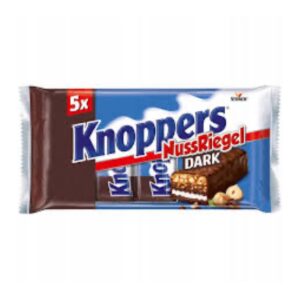 Knoppers batonik orzechowy, ciemny, 5 sztuk, 200 g