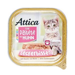 Attica Junior mit Huhn – Karma mokra dla kociąt z kurczakiem 100g