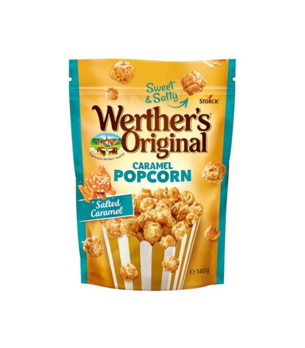 Werther's Caramel Popcorn Salted Caramel Słony Karmel 140g z Niemiec