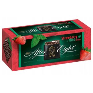 Czekoladki After Eight Truskawkowe Miętowe Truskawka Mięta 200g DE