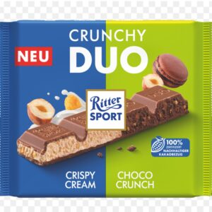 Ritter Sport Crunchy Duo – Crispy Cream & Choco Crunch 218g