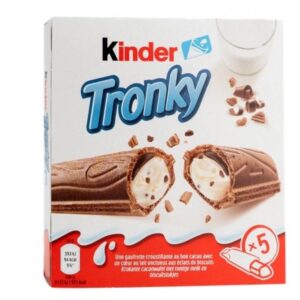 Kinder Tronky Wafelki nadziewane kremem mlecznym 5 sztuk / 90 g DE NOWOŚĆ