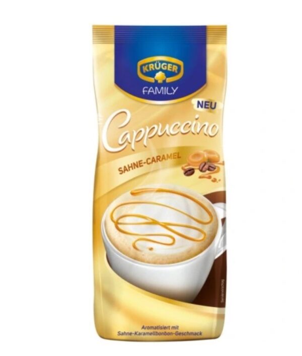 Kawa Cappuccino Kruger Kremowy Karmel 500g z Niemiec