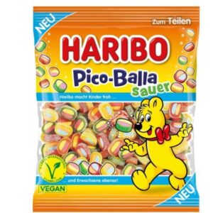 Haribo Żelki Pico Balla Sauer KWAŚNE z Niemiec 160 g