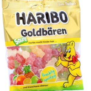 Żelki Owocowe HARIBO Kwaśne Złote Misie 175 g DE