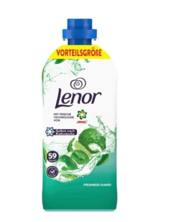 LENOR FRESHNESS GUARD PŁYN DO PŁUKANIA TKANIN STRAŻNIK ŚWIEŻOŚCI 59 prań