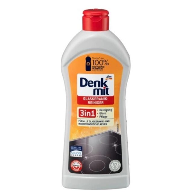 DENKMIT MLECZKO DO CZYSZCZENIA PŁYTY CERAMICZNYCH INDUKCJA 3w1 300ml