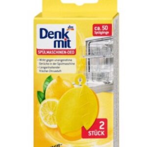 Denkmit Zapach Neutralizator Do Zmywarki Cytrynowy 2 Zawieszki