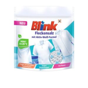 Blink Fleckensalz 400 g – Koniec z żółtymi plamami i szarzeniem bieli!