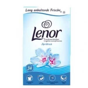 Lenor Aprilfrisch chusteczki do Suszarki,szafy zapachowe,odświeżające 34szt