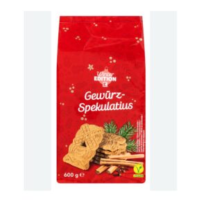 Tradycyjne, korzenne ciastka 600g Gewürz-Spekulatius – aromatyczne i kruche, idealne na zimowe wieczory.