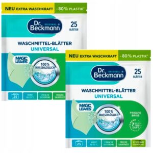 Dr. Beckmann Magic Leaves – Listki do prania 
UNIWERSALNE – Świeża Bryza