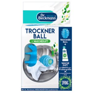 Dr. Beckmann Trocknerball + Wäscheduft Spring
Kula do suszarki + zapach do prania (50 ml – próbka)