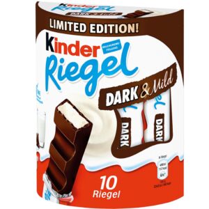 Baton czekoladowy Kinder Riegel Dark & Mild – 210 g (10 × 21 g)