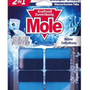 Mole Wasserkasten Tabs Ocean Fresh – tabletki do spłuczki WC 2w1