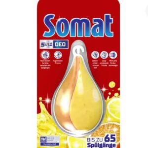 Somat Deo 5w1 – odświeżacz do zmywarki, cytryna i pomarańcza, 17 g