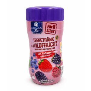Napój herbaciany instant o smaku owoców leśnych Captain’s Tea Wildfrucht – 400 g