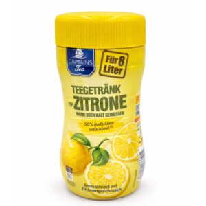 Napój herbaciany instant o smaku cytrynowym Captain’s Tea Zitrone – 400 g