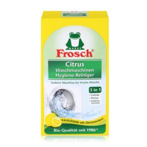 Frosch Waschmaschinen Hygiene-Reiniger Citrus – środek do czyszczenia i odkamieniania pralek, 250 g