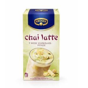 KRÜGER Chai Latte Biała Czekolada – Pistacja
Napój herbaciany instant 10 saszetek (250 g) (08.2027r)