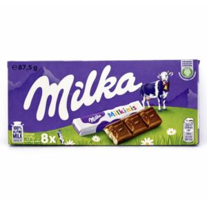 Milka Milkinis – czekolada mleczna z nadzieniem mlecznym 87,5 g (8 szt.) 19.09.2026r