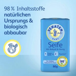 Penaten Baby Seife mit Honig – delikatne mydło dla niemowląt i dzieci (90 g)