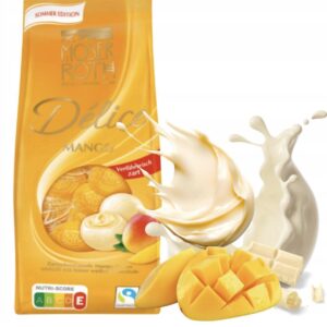 Praliny z białej czekolady z kremem mango – Delice Sommer Edition 140g 10 pralin