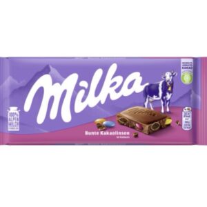 Milka Czekolada mleczna z kolorowymi drażetkami kakaowymi 100 g