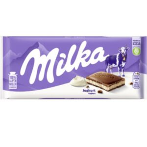 Milka Czekolada mleczna z nadzieniem jogurtowym 100 g