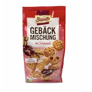 Biscotto Gebäck Mischung mit Schokolade – mieszanka kruchych ciastek z czekoladą (500 g)
04.03.2027r